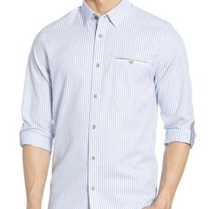 Ted Baker LondonSlim Fit Stripe Button-Up Shirt